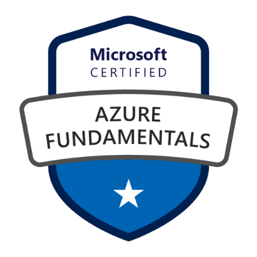 Microsoft Certified: Azure Fundamentals logo
